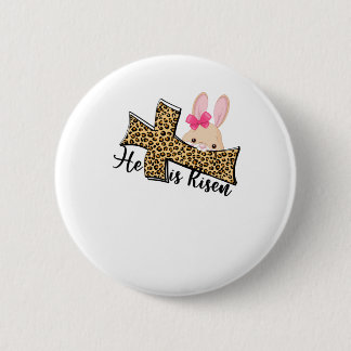 Er ist Ostern, Christlich Ostern für Frauen Button