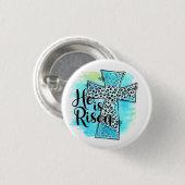 Er ist Ostern Risen Button (Vorne & Hinten)