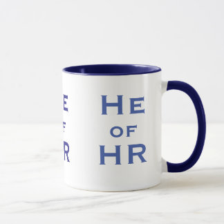 Er ist Personalexperte Funny Mens Human Resources Tasse