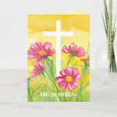 Er ist religiös Christlich durch die Blume riskier Karte (Vorderseite)