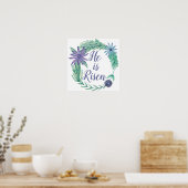 Er ist religiös Christlich inspiriert. Poster (Küche)