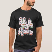 Er ist Retro Typografy T - Shirt rissen (Vorderseite)