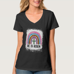 Er ist Rised Happy Oaster Bleach Weißer Regenbogen T-Shirt