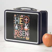 Er ist Rised Jesus Floral Niedlich Ostern Sonnenka