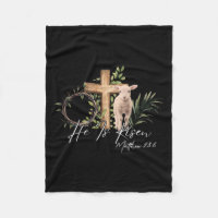 Er ist Rised Schaflammkreuz Jesus Christliche Este