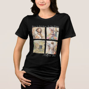 Er ist Rised Shirt Wildblume Tee Frühjahr Ostern