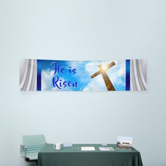Er ist Risen, Banner der Osterkirche (Messeveranstaltung)