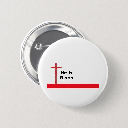 Er ist Risen Button (Vorne & Hinten)