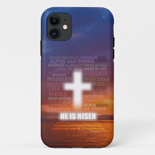 Er ist Risen Case-Mate iPhone Hülle (Rückseite)
