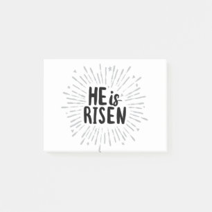 Er ist Risen Christ ist Risen Quotes Osterkunst Re Post-it Klebezettel