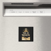 Er ist Risen - Christlich Ostern mit Cross & amp; Magnet (In Situ (Geschirrspüler))