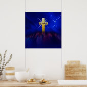 ER IST RISEN - CHRISTLICH POSTER (Küche)