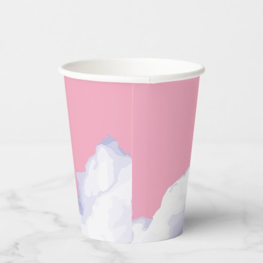 Er ist Risen Clouds Osteraufstände Pappbecher (Rechts)