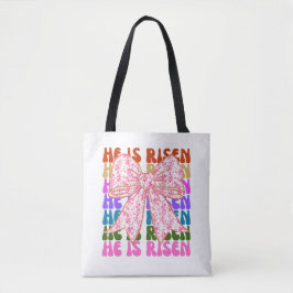 Er ist Risen, Croquette Bow Pink Blütenbeutel Tasche