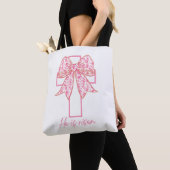 Er ist Risen, Croquette Bow Pink Floral Tasche (Von Nahem)