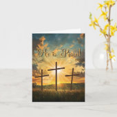 Er ist Risen! (Die Morgendämmerung bricht, das Gra Karte (Gelbe Blume)