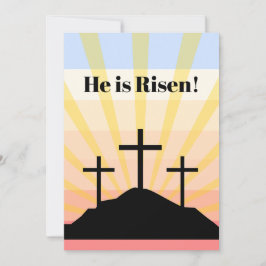 Er ist Risen Feiertagskarte