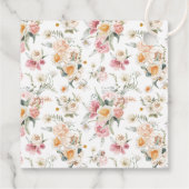 Er ist Risen Floral Scripture Oster Auferstehung Geschenkanhänger (Rückseite)