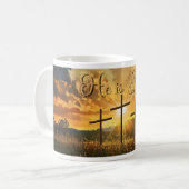 Er ist Risen! Kaffeetasse (Vorderseite Links)