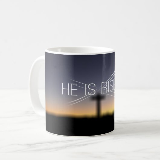 Er ist Risen Kaffeetasse (Vorderseite Links)