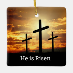 Er ist Risen Keramikornament