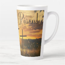 Er ist Risen! Latte Tasse