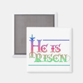 Er ist Risen Magnet (Vorderseite/Rückseite)