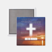 Er ist Risen Magnet (Vorderseite/Rückseite)