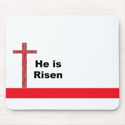Er ist Risen Mousepad (Vorne)