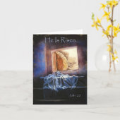 "Er ist Risen" Notecard Karte (Gelbe Blume)