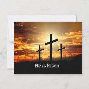 Er ist Risen, Osterfeier Karte
