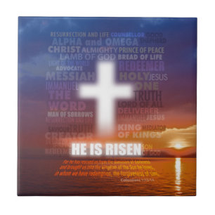 Er ist Risen - Ostern Fliese