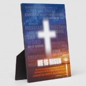 Er ist Risen - Ostern Fotoplatte (Seite)