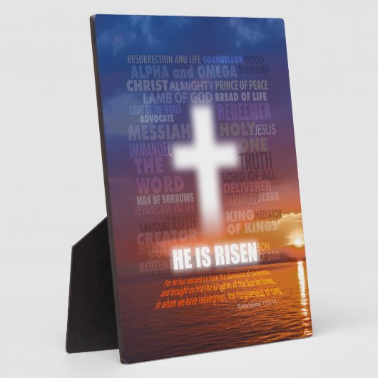 Er ist Risen - Ostern Fotoplatte (Seite)