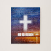 Er ist Risen - Ostern Puzzle (Vertikal)