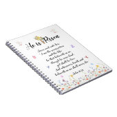 Er ist Risen-OsterNotebook Notizblock (Rechte Seite)