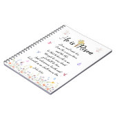 Er ist Risen-OsterNotebook Notizblock (Linke Seite)