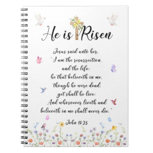 Er ist Risen-OsterNotebook Notizblock