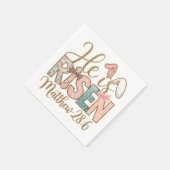 Er ist Risen Pastel Oaster Serviette (Ecke)