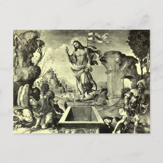 Er ist Risen! Postkarte (Vorderseite)