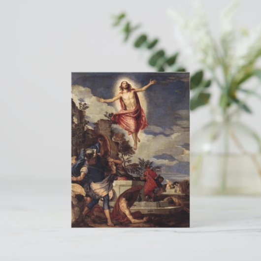Er ist Risen! Postkarte (Stehend Vorderseite)