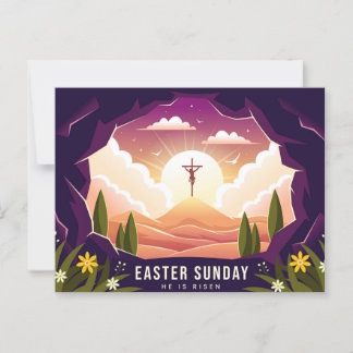 Er ist Risen Postkarte