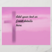 Er ist Risen - Religiöse Osterbibel Verse Flyer (Hinten)