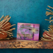 Er ist Risen - Religiöse Osterbibel Verse Fotoplatte (Seite)