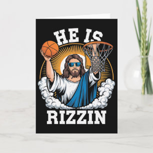 Er ist rizzen lustiger Ostersonntag Sketll Meme Karte