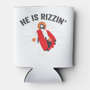 Er ist Rizzin Funny GenZ Basketball Ostersonntag Dosenkühler