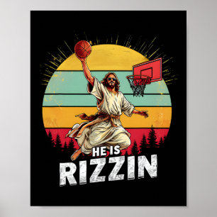 Er ist Rizzin Jesus Das Lamm Gottes Frohe Ostern C Poster
