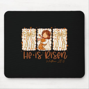 Er ist rizzin Jesus für Kinder Mädchen Jungen Frau Mousepad