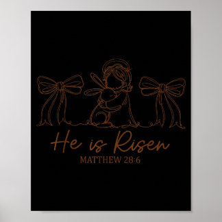 Er ist Rizzin Jesus für Kinder Mädchen Jungen Frau Poster