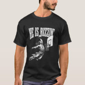 Er ist Rizzin lustigen Jesus Basketball Meme Long T-Shirt (Vorderseite)